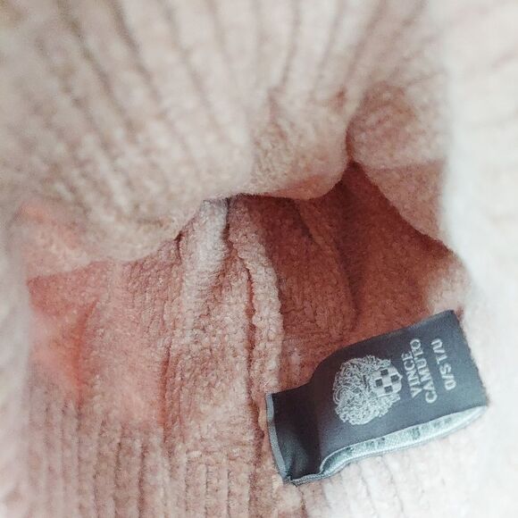 Vince Camuto Cable Knit Pom Pom Beanie - Picture 3 of 3